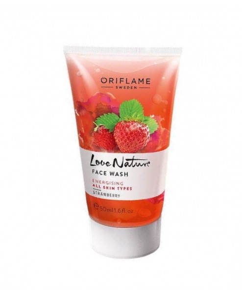 Oriflame Love Nature Face Wash Strawberry, 50ml 